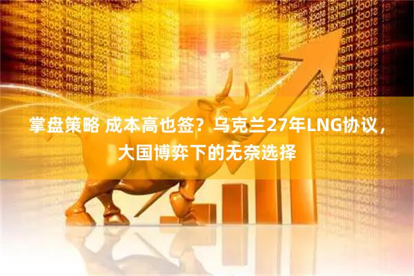 掌盘策略 成本高也签？乌克兰27年LNG协议，大国博弈下的无奈选择