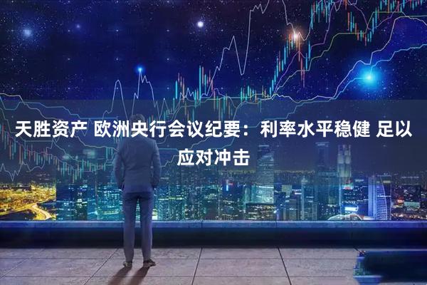 天胜资产 欧洲央行会议纪要：利率水平稳健 足以应对冲击