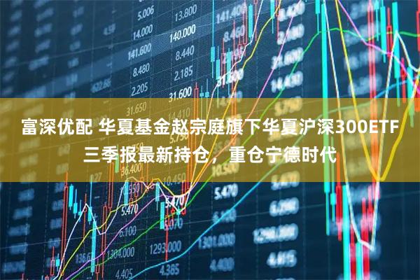 富深优配 华夏基金赵宗庭旗下华夏沪深300ETF三季报最新持仓，重仓宁德时代