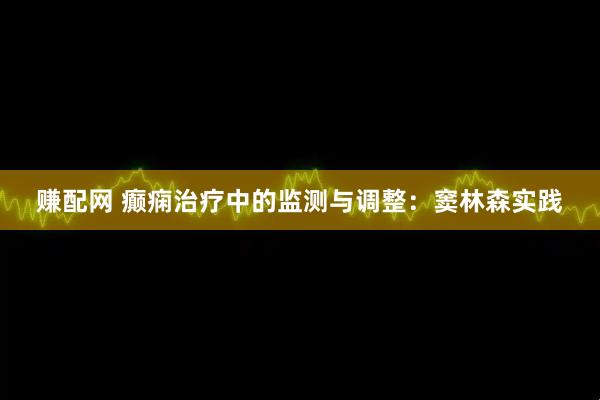 赚配网 癫痫治疗中的监测与调整：窦林森实践